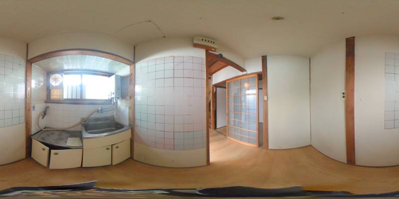 パノラマ画像キッチン