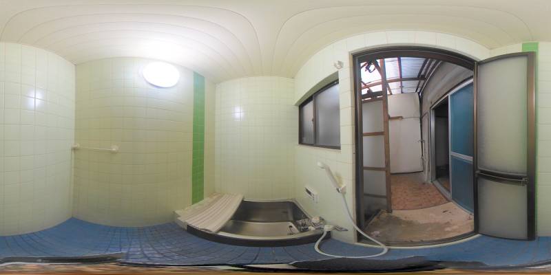 パノラマ画像バスルーム