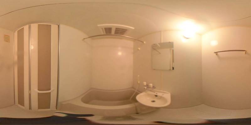 パノラマ画像バスルーム