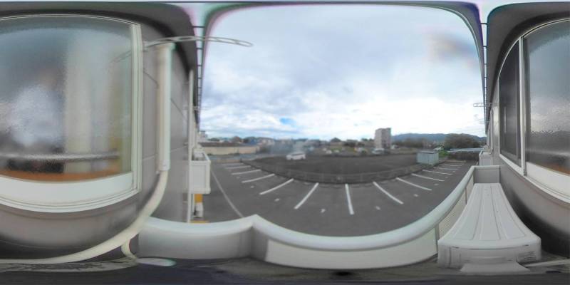 パノラマ画像バルコニー