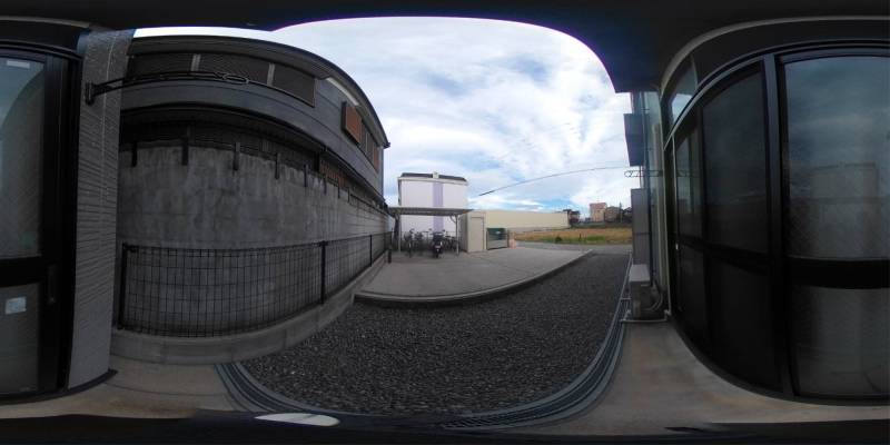 パノラマ画像バルコニー