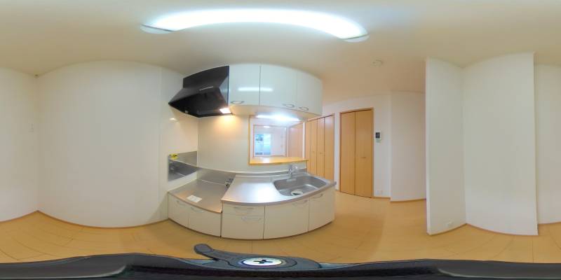 パノラマ画像キッチン