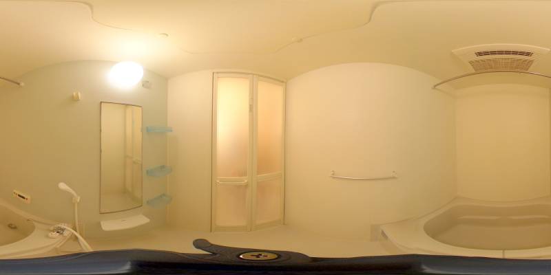 パノラマ画像バスルーム