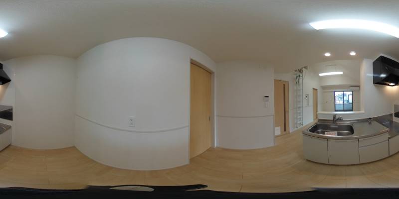 パノラマ画像キッチン
