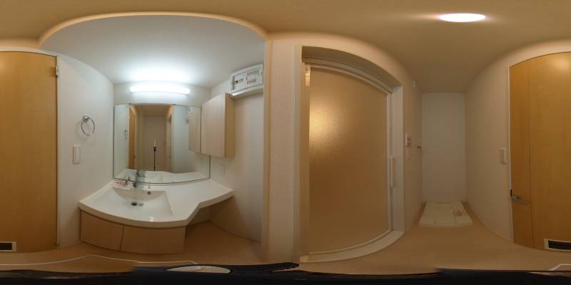 パノラマ画像洗面所