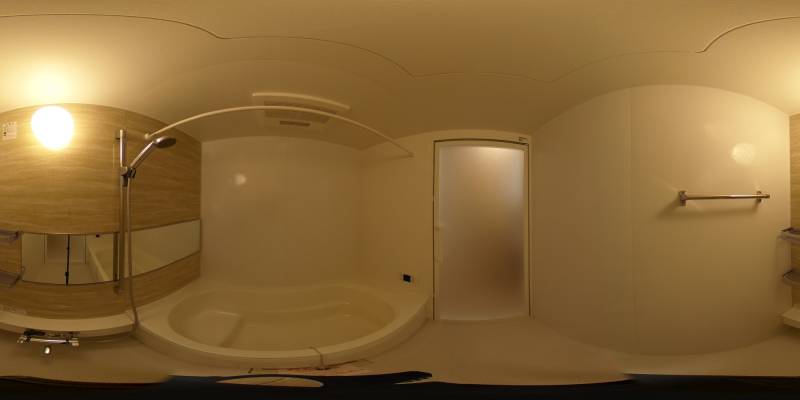 パノラマ画像バスルーム