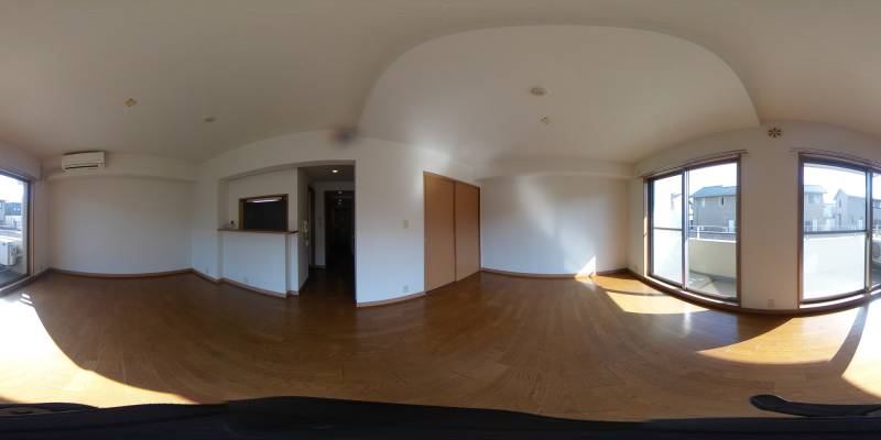 パノラマ画像リビング