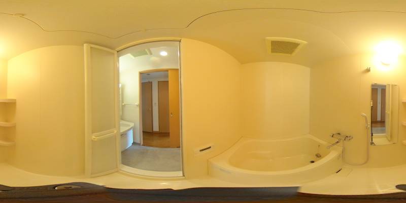 パノラマ画像バスルーム