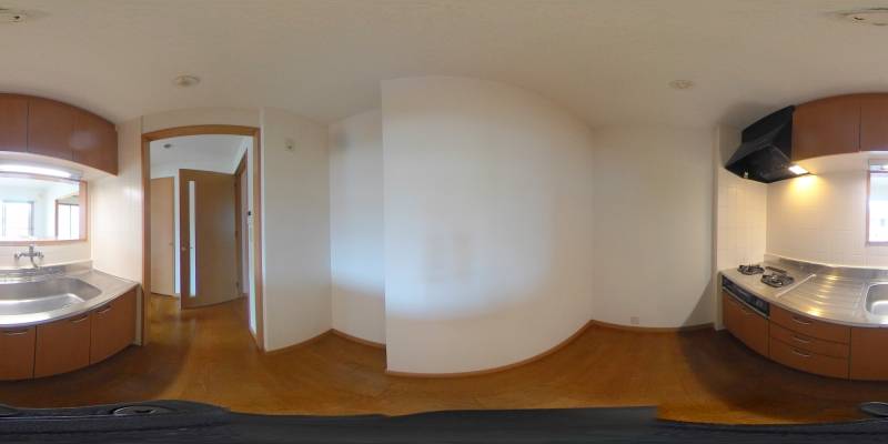 パノラマ画像キッチン