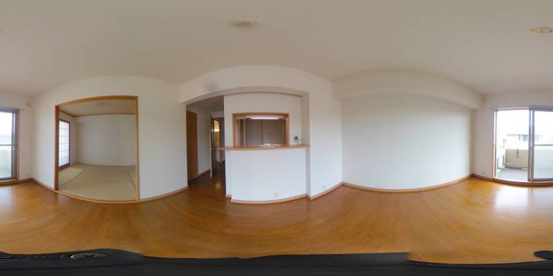 パノラマ画像リビング