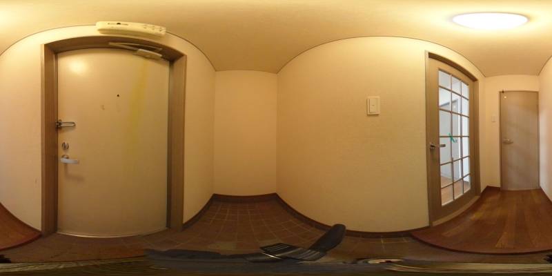 パノラマ画像玄関