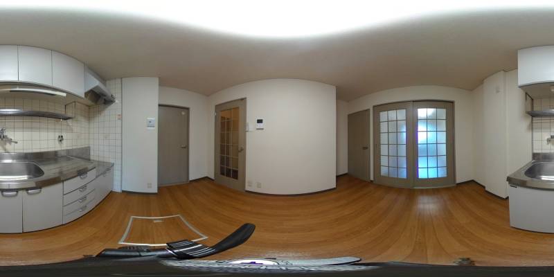 パノラマ画像洋室