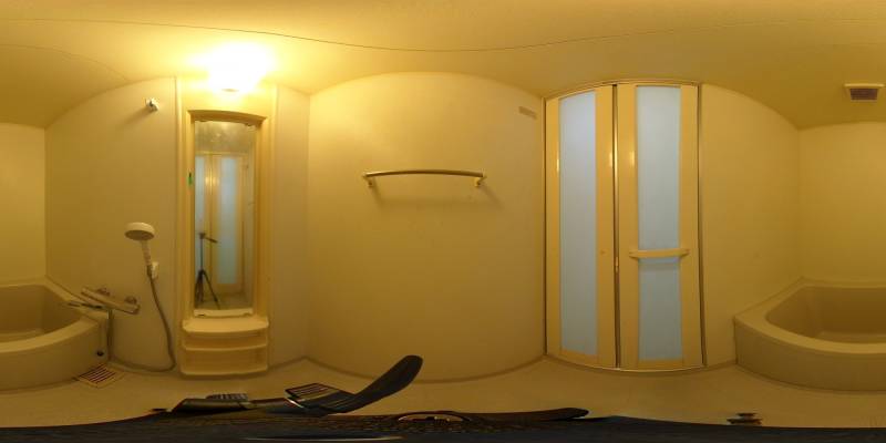 パノラマ画像バスルーム