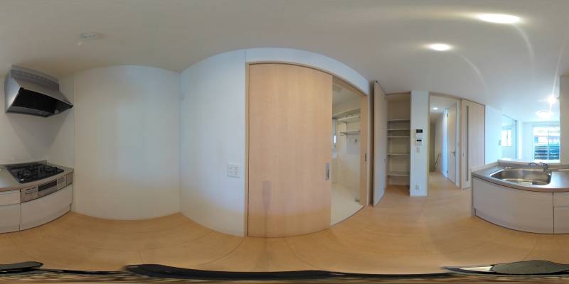 パノラマ画像キッチン