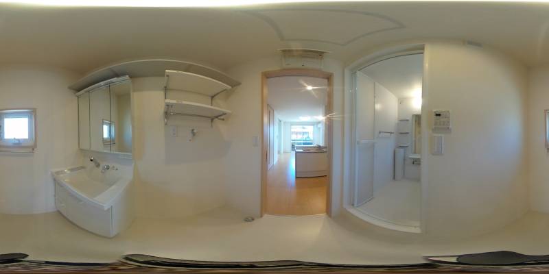 パノラマ画像洗面所