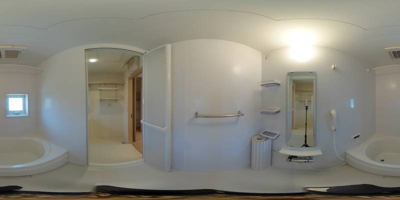 パノラマ画像バスルーム