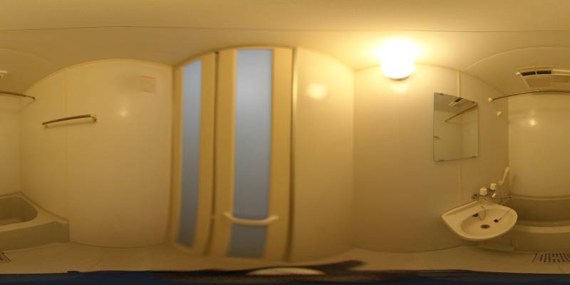 パノラマ画像バスルーム