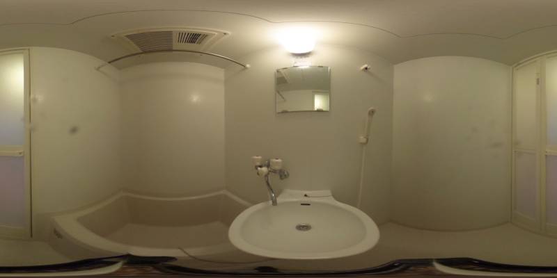 パノラマ画像バスルーム