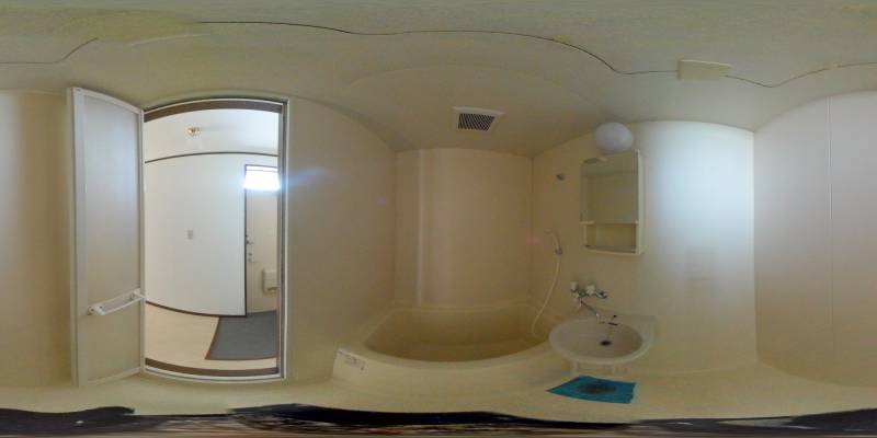 パノラマ画像バスルーム