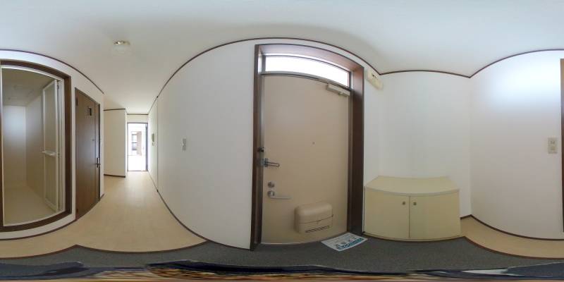 パノラマ画像玄関