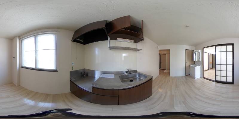 パノラマ画像キッチン