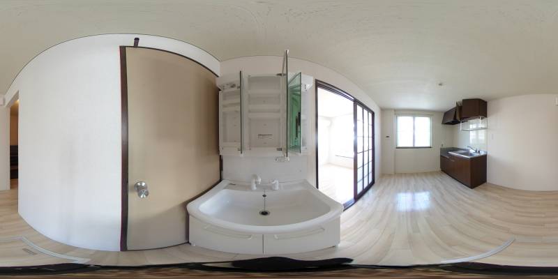 パノラマ画像洗面所