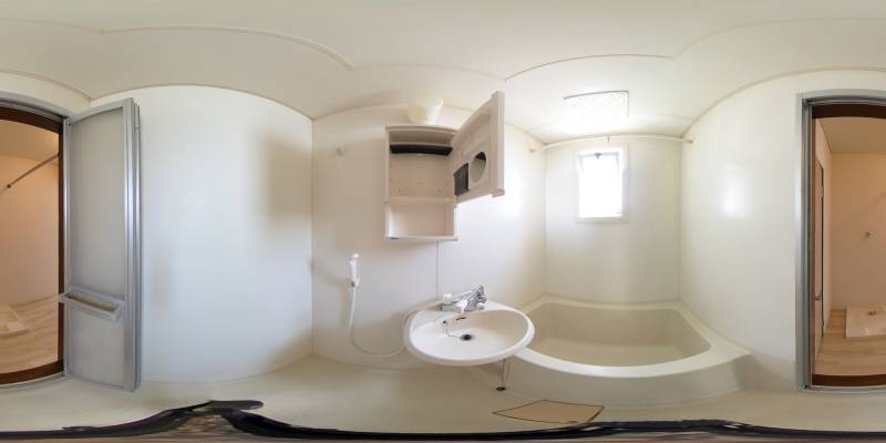 パノラマ画像バスルーム