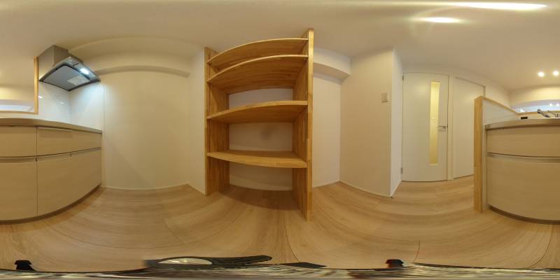 パノラマ画像キッチン