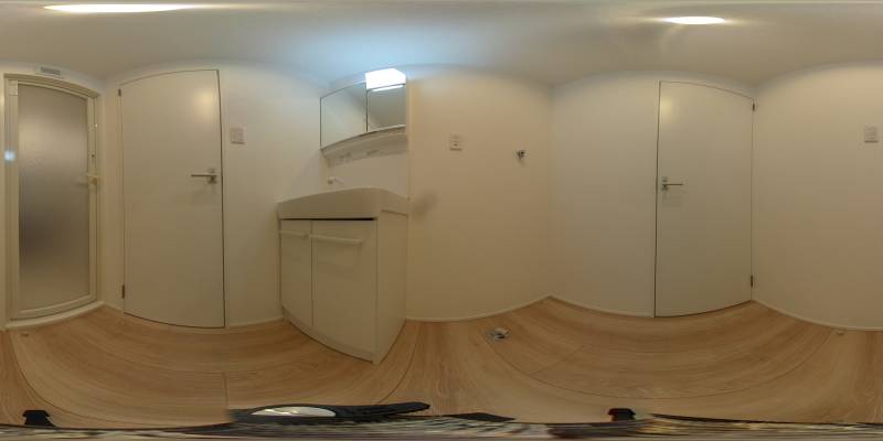 パノラマ画像洗面所