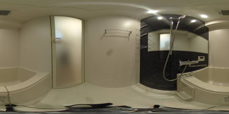 パノラマ画像バスルーム