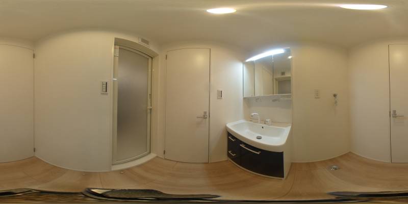 パノラマ画像洗面所