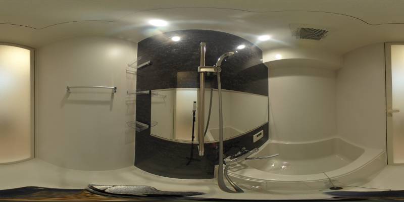 パノラマ画像バスルーム