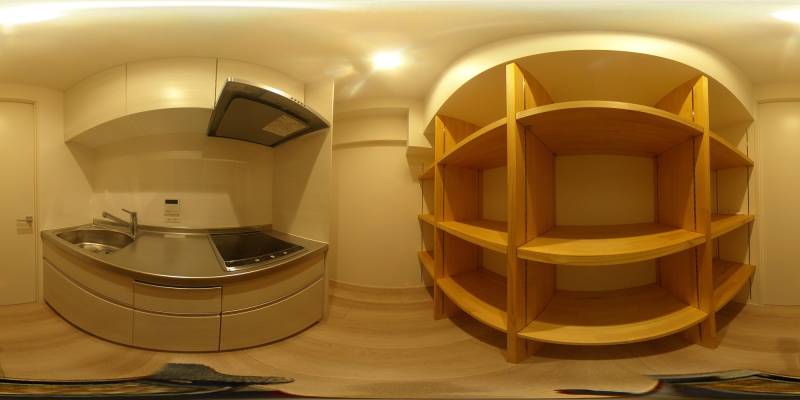 パノラマ画像キッチン