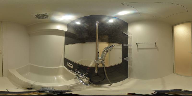 パノラマ画像バスルーム