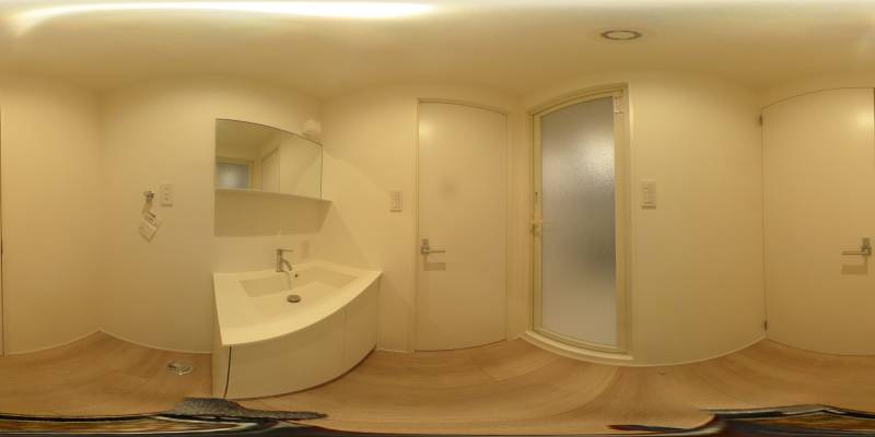 パノラマ画像洗面所