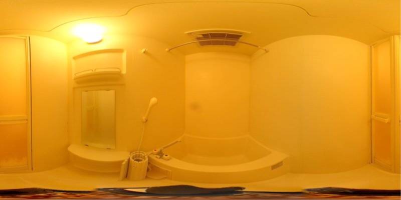 パノラマ画像バスルーム