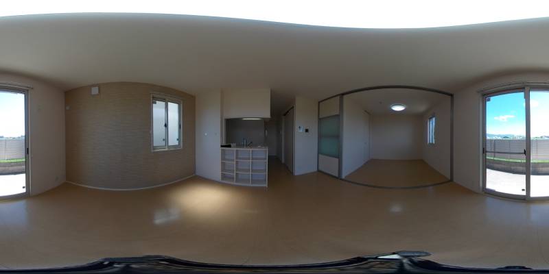 パノラマ画像リビング