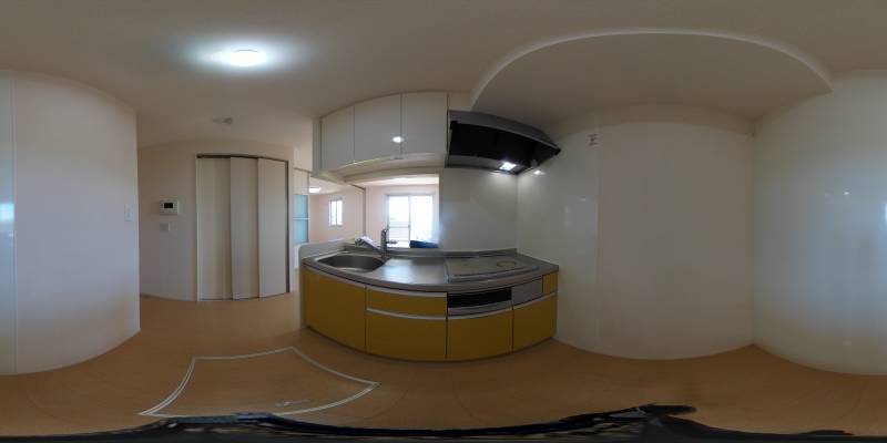 パノラマ画像キッチン