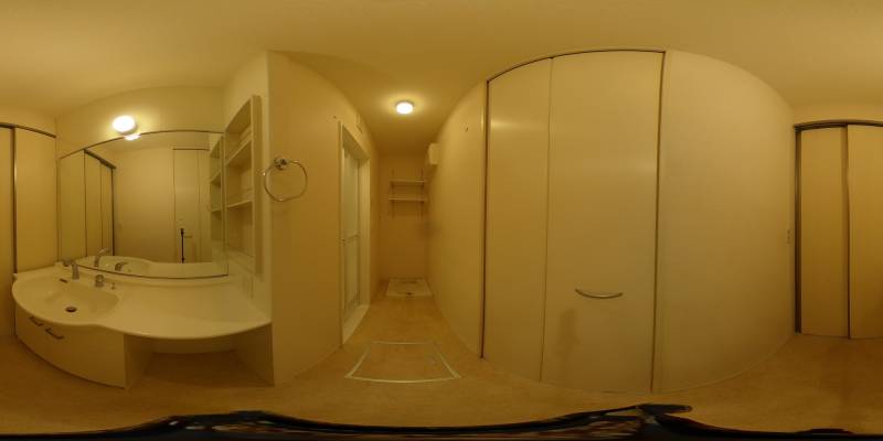 パノラマ画像洗面所