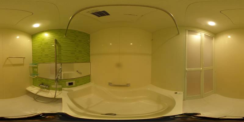 パノラマ画像バスルーム