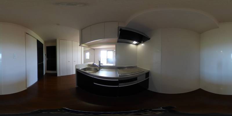 パノラマ画像キッチン