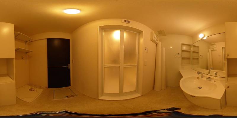 パノラマ画像洗面所