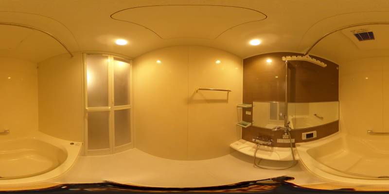 パノラマ画像バスルーム