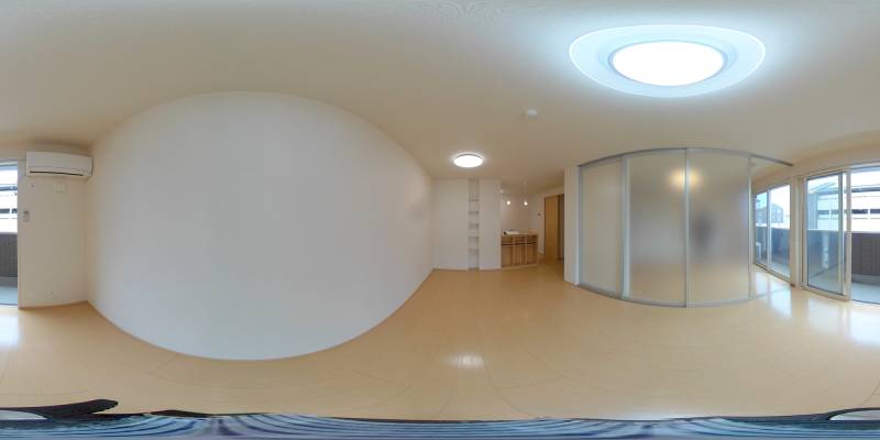 パノラマ画像リビング