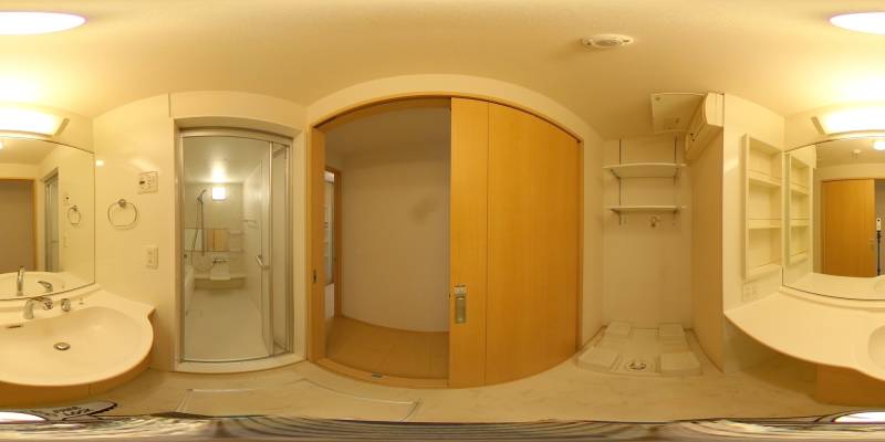 パノラマ画像洗面所