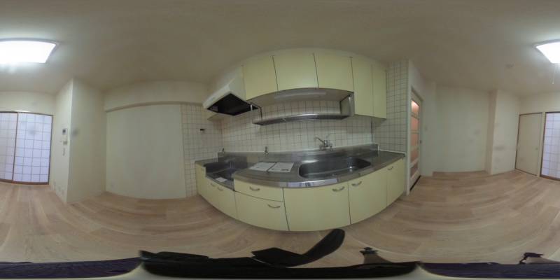 パノラマ画像キッチン