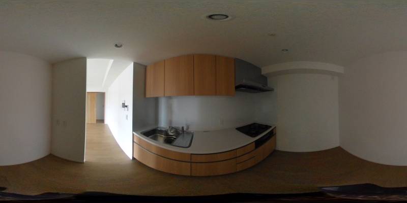 パノラマ画像キッチン