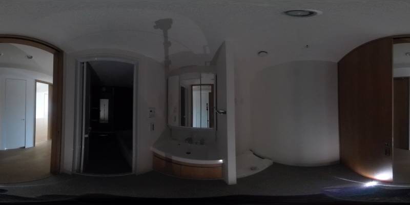 パノラマ画像洗面所