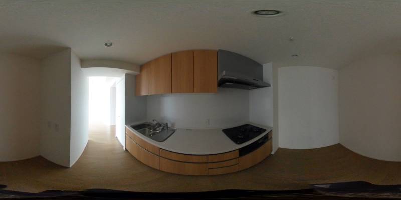 パノラマ画像キッチン