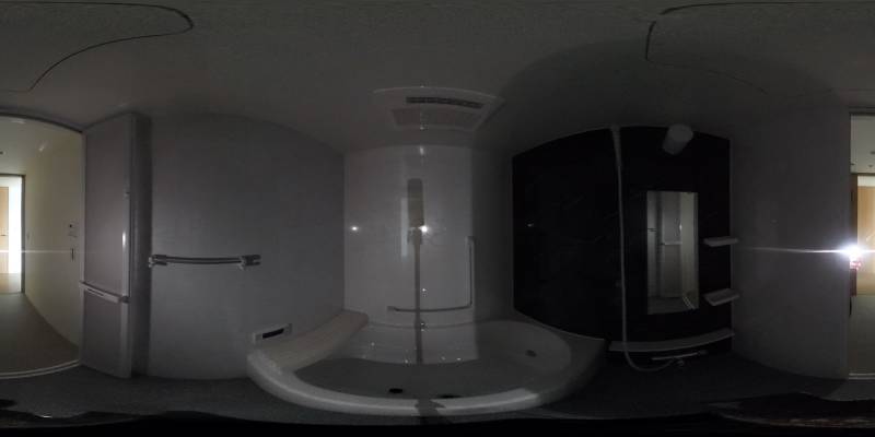 パノラマ画像バスルーム
